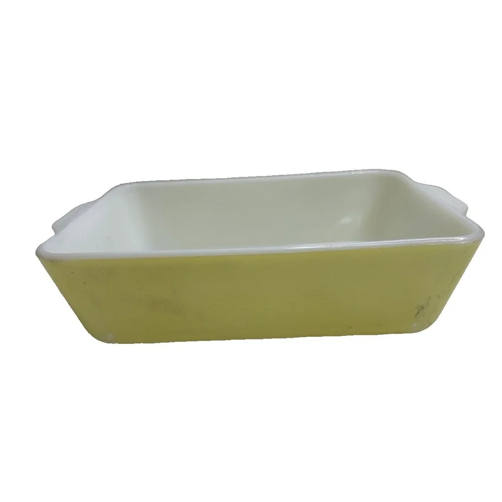 Vintage Pyrex 503-B Yellow 1-1/2 Qt‎ Rectangular Casserole Baking Dish NO LID